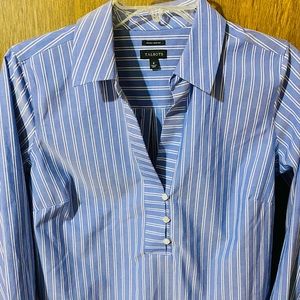 Talbots Blue and White Stripes Tunic